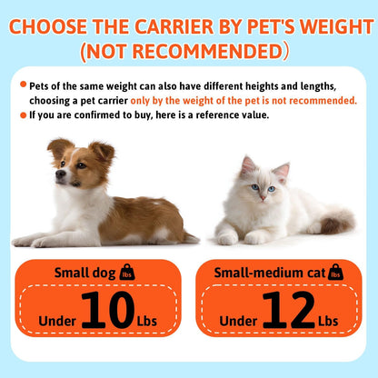 Top-Expandable Pet Carrier 18X11X11 Inches Delta American United Airline Approved, Soft-Sided Carrier for Small Cats and Dogs with Locking Safety Zippers and Anti-Scratch Mesh(Black)
