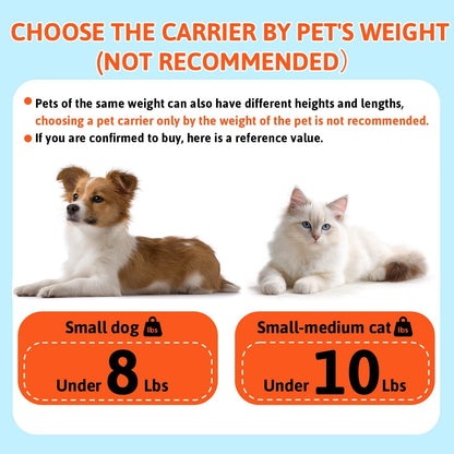 Top-Expandable Pet Carrier 17 X 12 X 8.5 Inch Jetblue Frontier Spirit Airline Approved, Soft Silk Carrier for Small Cats and Dogs with Locking Safety Zippers and Anti-Scratch