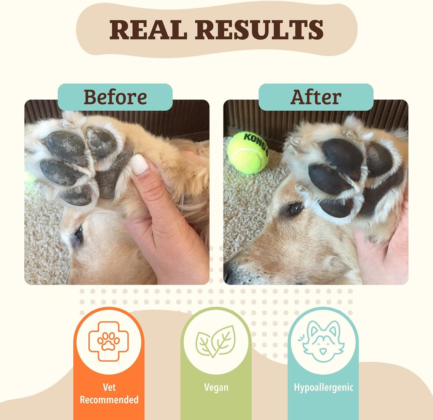 Pawtection Balm for Dogs – Winter Paw Protection from Snow, Ice & Salt, Wax-Based Paw Barrier Balm, All Breeds for Cold Weather Walks & Outdoor Adventures, Lick-Safe, 1 Oz Tin